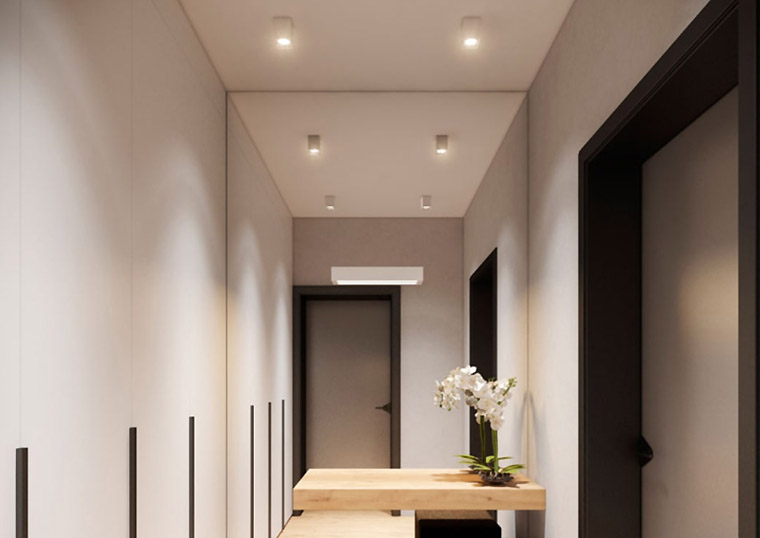 Классический матовый натяжной потолок