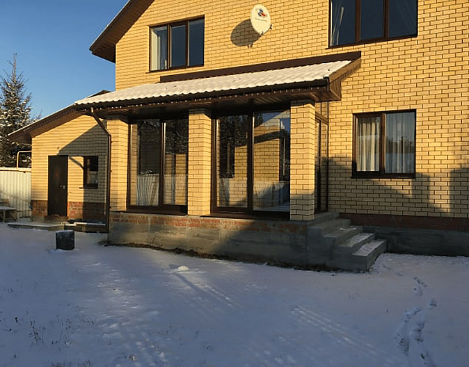 Остекление коттеджа