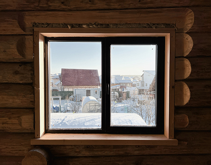 Бревенчатый дом